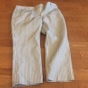 Polka dot summer pants with light lining